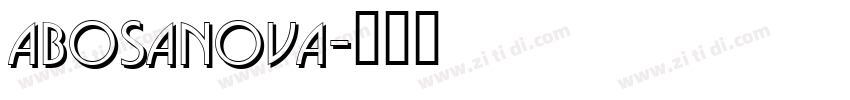 ABosaNova字体转换