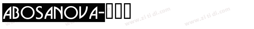 ABosaNova字体转换