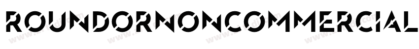 RoundorNonCommercial字体转换