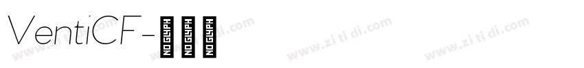 VentiCF字体转换