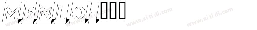 menlo字体转换