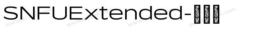 SNFUExtended字体转换
