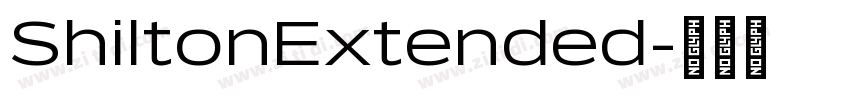 ShiltonExtended字体转换