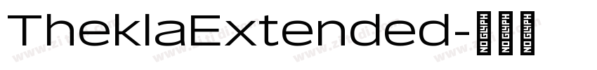 TheklaExtended字体转换