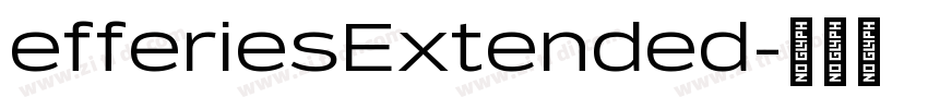 efferiesExtended字体转换