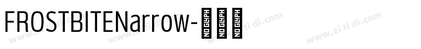 FROSTBITENarrow字体转换
