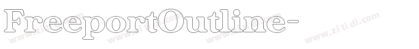 FreeportOutline字体转换