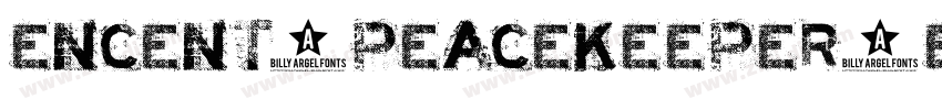 encent_Peacekeeper_E字体转换