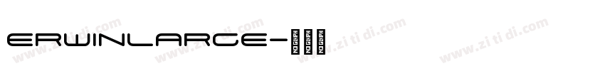 ErwinLarge字体转换