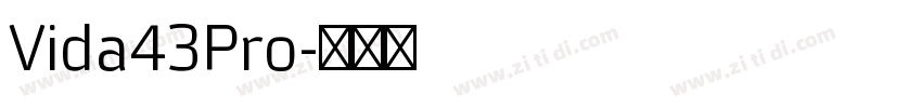Vida43Pro字体转换