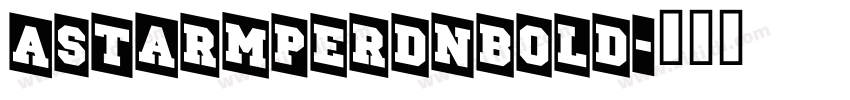 AStarmperDnBold字体转换
