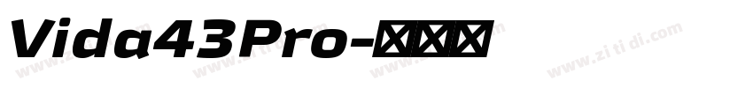 Vida43Pro字体转换