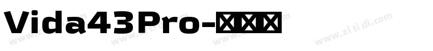 Vida43Pro字体转换