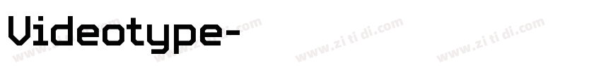 Videotype字体转换