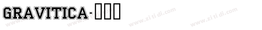 gravitica字体转换