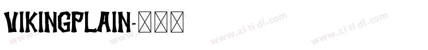 VikingPlain字体转换