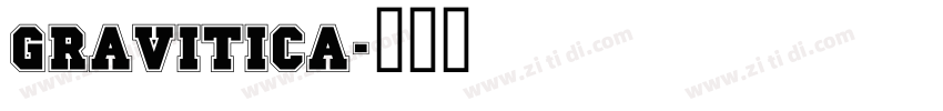 gravitica字体转换
