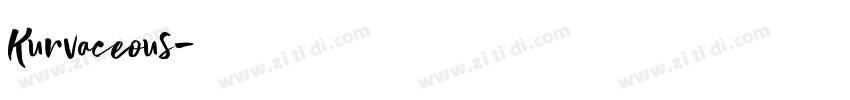Kurvaceous字体转换