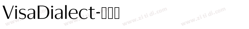 VisaDialect字体转换 VisaDialect字体转换