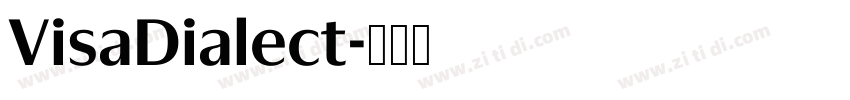 VisaDialect字体转换 VisaDialect字体转换