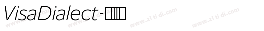 VisaDialect字体转换 VisaDialect字体转换