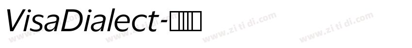 VisaDialect字体转换 VisaDialect字体转换