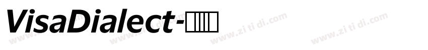 VisaDialect字体转换 VisaDialect字体转换