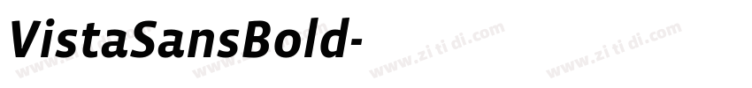 VistaSansBold字体转换 VistaSansBold字体转换