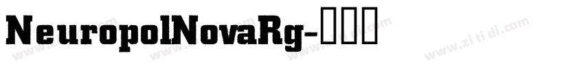 NeuropolNovaRg字体转换