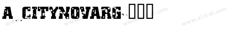 a_CityNovaRg字体转换