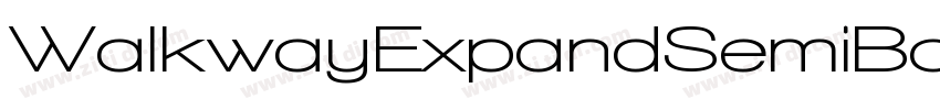WalkwayExpandSemiBol字体转换