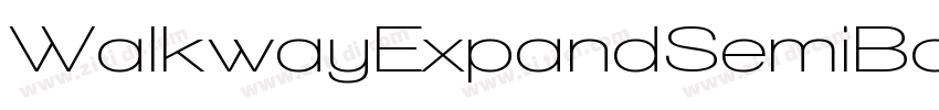 WalkwayExpandSemiBol字体转换