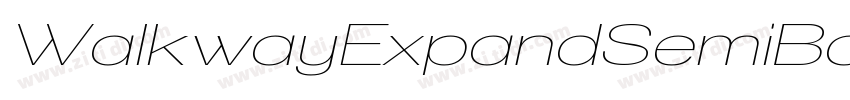 WalkwayExpandSemiBol字体转换