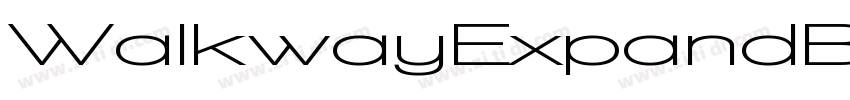 WalkwayExpandBold字体转换