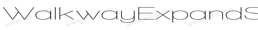 WalkwayExpandSemiBol字体转换