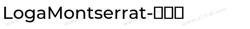 LogaMontserrat字体转换