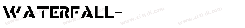 Waterfall字体转换