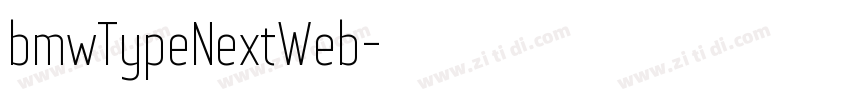 bmwTypeNextWeb字体转换