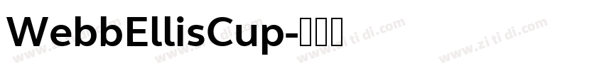 WebbEllisCup字体转换