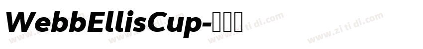 WebbEllisCup字体转换