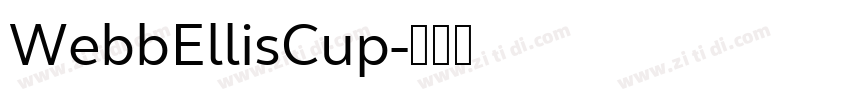 WebbEllisCup字体转换