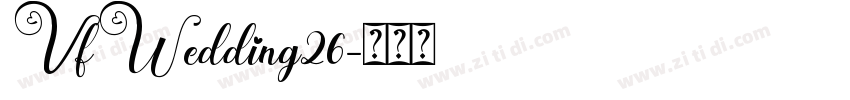 VfWedding26字体转换