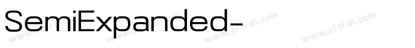 SemiExpanded字体转换