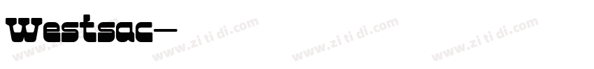Westsac字体转换