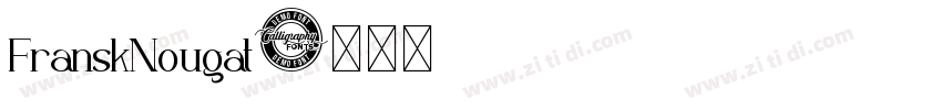 FranskNougat字体转换
