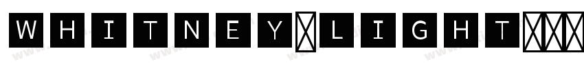 Whitney-Light字体转换