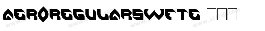 AeroRegularSWFTE字体转换
