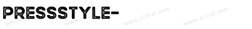PressStyle字体转换
