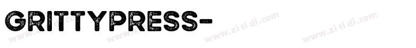 GrittyPress字体转换