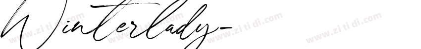 Winterlady字体转换